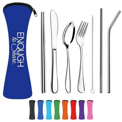 Cutlery Utensils Straws Kit